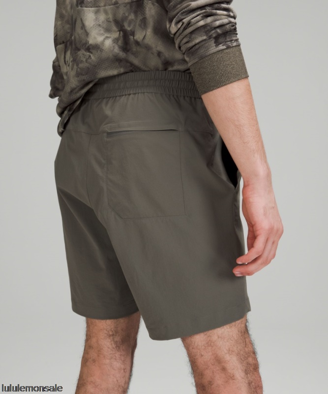Lululemon Deutschland DELULU831 | Bowline Short 8 Stretch Ripstop Grey Sage